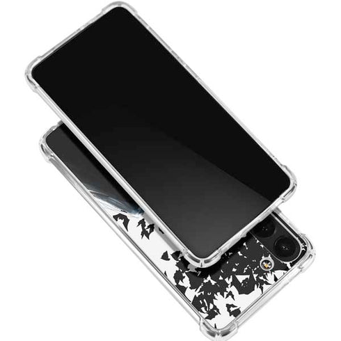 DC Comics Batman Holding batarang Art Galaxy S24 FE Clear Case